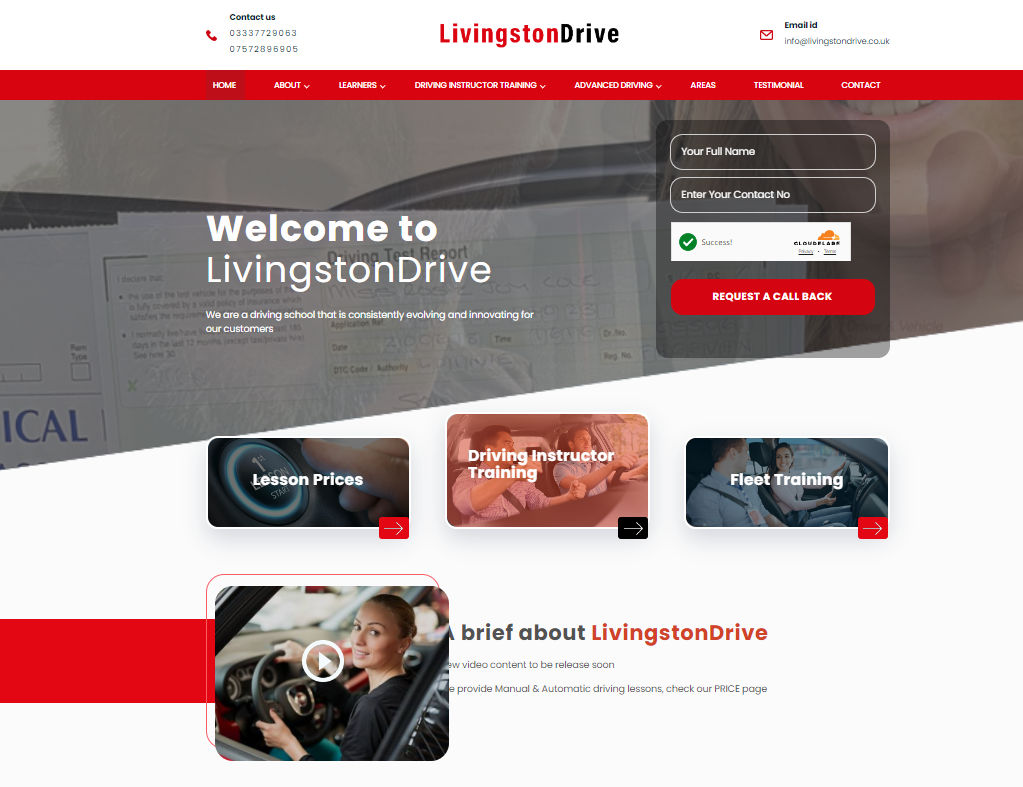 seo for driving instructors Finchley