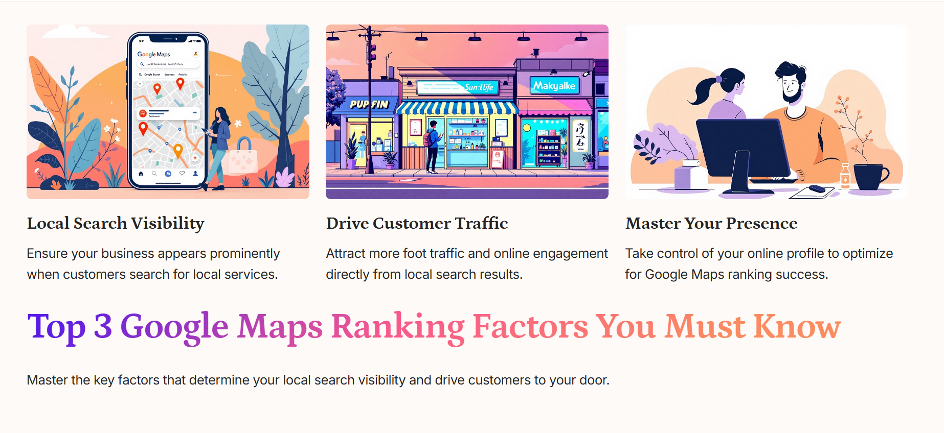 Top 3 Google Maps Ranking Factors You Must Know