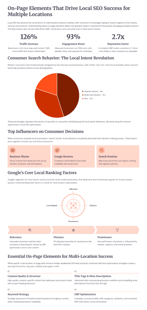 Dominating Local Search: Key On-Page Elements for Multi-Location Success
