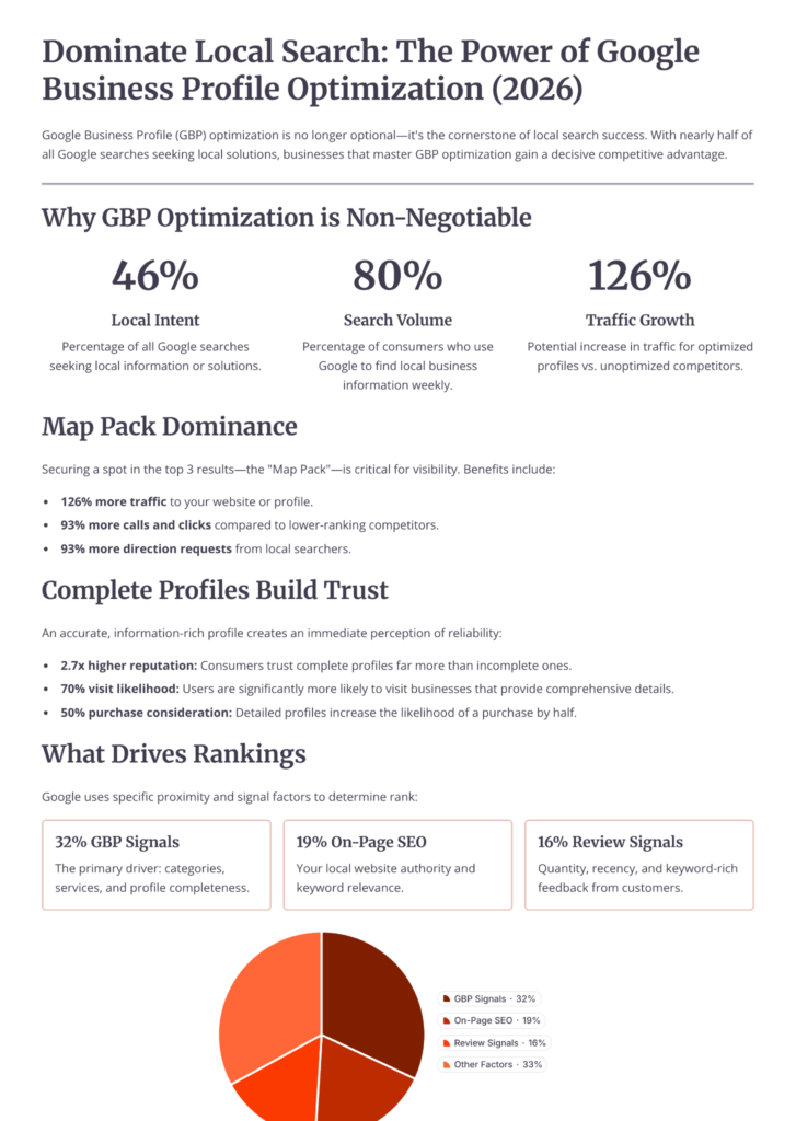 Dominate Local Search: The Power of Google Business Profile Optimization (2026)